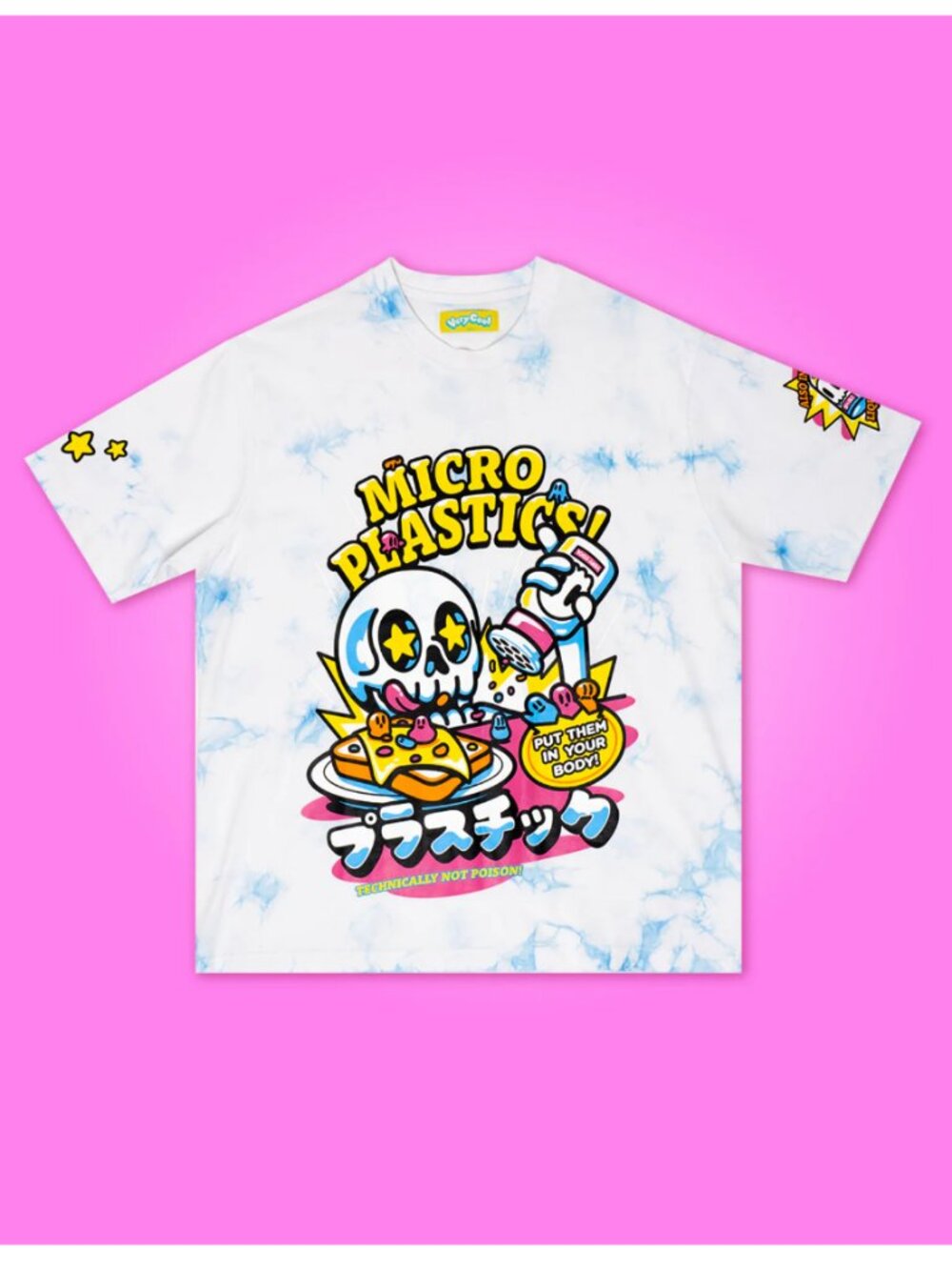 Men's/Unisex Cool Shirts The Microplastics Graphic 100% Cotton Tee, Size XL